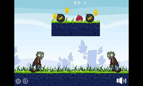 憤怒的小鳥(niǎo)大戰(zhàn)僵尸