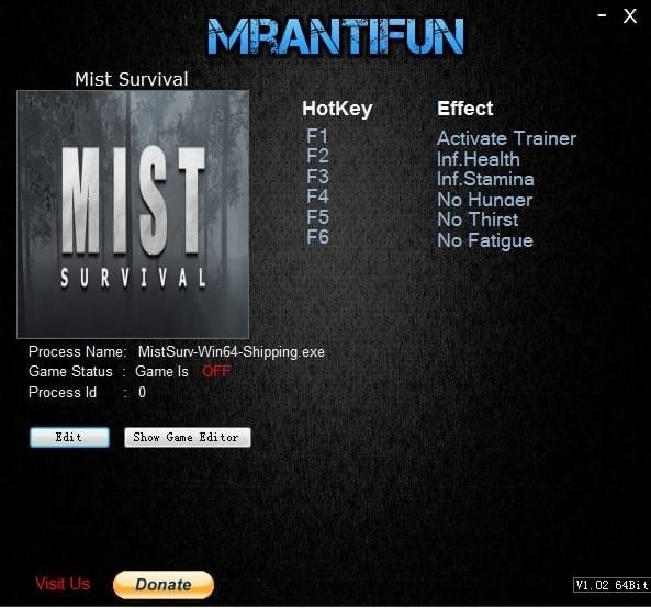 迷霧生存修改器