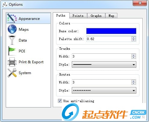 GPXSee(GPX文件查看器) v6.3 官方版圖1