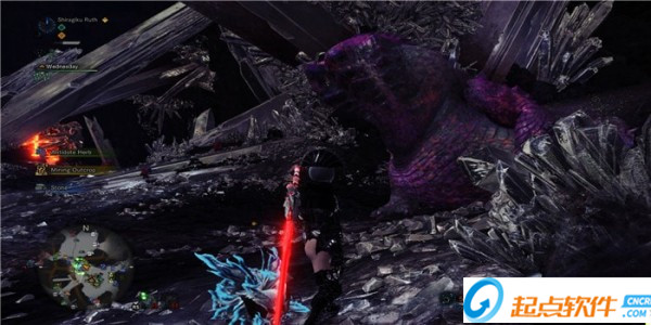 怪物獵人世界紫色的賊龍MOD