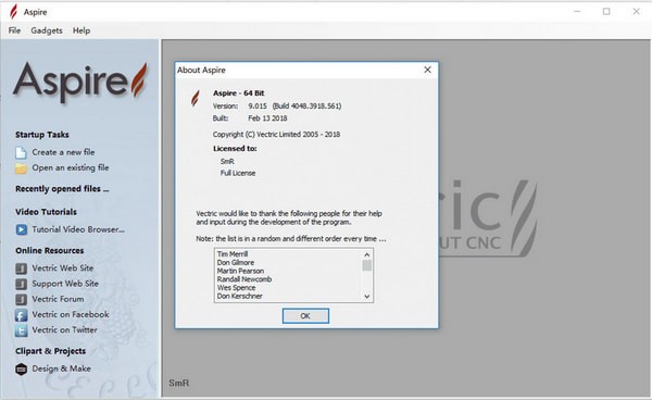 Vectric Aspire(3D浮雕設(shè)計(jì)軟件) v9.512 官方版圖1