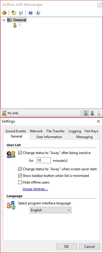 Softros LAN Messenger客戶(hù)端