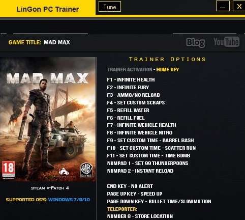 瘋狂的麥克斯十九項修改器