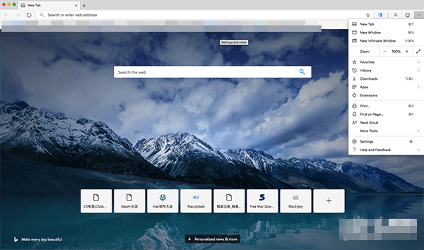 Edge瀏覽器Canary版