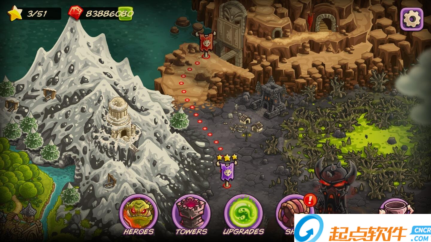 王國保衛(wèi)戰(zhàn)復(fù)仇4(無限金幣鉆石全英雄解鎖) 中文破解版圖3