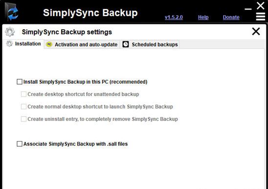 SimplySync Backup