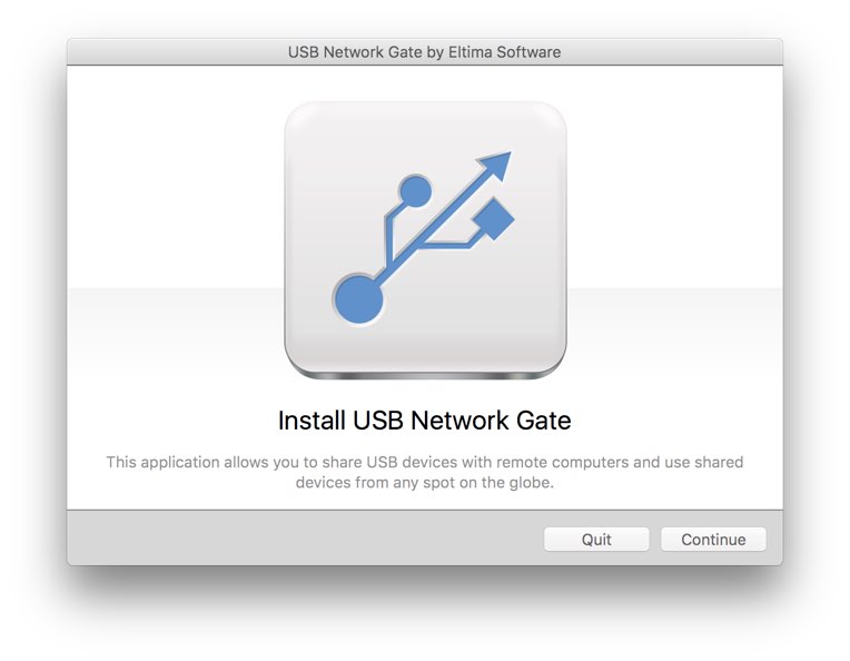 USB Network Gate Mac版