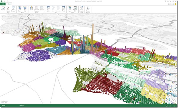 微軟3D數(shù)據(jù)可視化插件for Excel 2013(GeoFlow) 官方最新版圖1