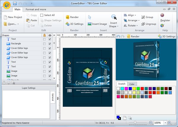 包裝設(shè)計(jì)(TBS Cover Editor) v2.6.1 免費(fèi)版圖1